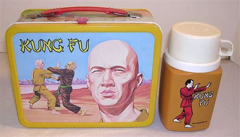 kung fu metal lunch box|Kung Fu Vintage Metal Lunch Box 1974 .